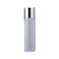 Frosted Plastic Skincare and Lotion Bottles with Screw Cap, Set of 10 - 150 ml, Silver Cap