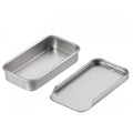 Frosted Silver Push Pull Tin Storage Boxes Pack of 200 for Travel, Beads and Small Items - view 5