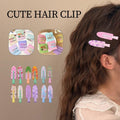 Fruit Hair Clips Metal 2 Pack - Peach - view 2