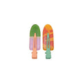 Fruit Hair Clips Metal 2 Pack - Watermelon