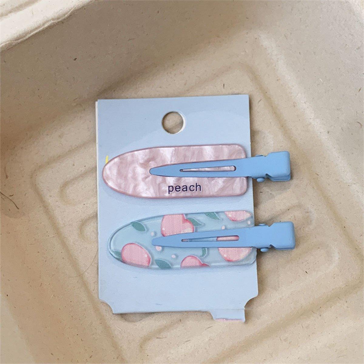 Fruit Hair Clips Metal 2 Pack - Watermelon - view 11