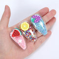 Fruit Sequin Hair Clips for Girls - Strawberries, Pack of 2 - view 4