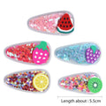 Fruit Sequin Hair Clips for Girls - Strawberries, Pack of 2 - view 5