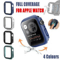 Full Cover Watch Case with Glass Screen Protector for Apple Watch 38mm - Silver - view 2
