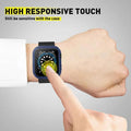 Full Cover Watch Case with Tempered Glass Screen Protector for Apple Watch 40 mm - Navy Blue - view 4