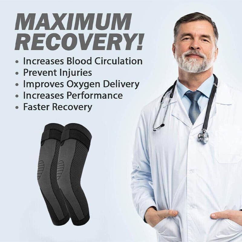 Full Leg Compression Knee Sleeve Support for Sport - Medium (Thigh 35-41 cm) - view 3
