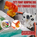 Funny Dog USB Charging Cable for iPhone - Orange - view 2