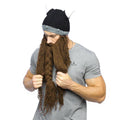 Funny Viking Beard Knitted Hat, Warm Beanie for Costume Parties - view 5