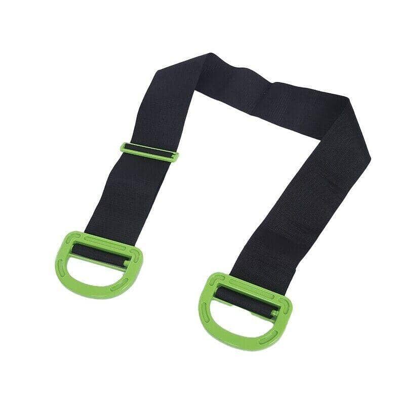 Furniture Moving Strap with Handles, 180 cm, Black and Green - view 2