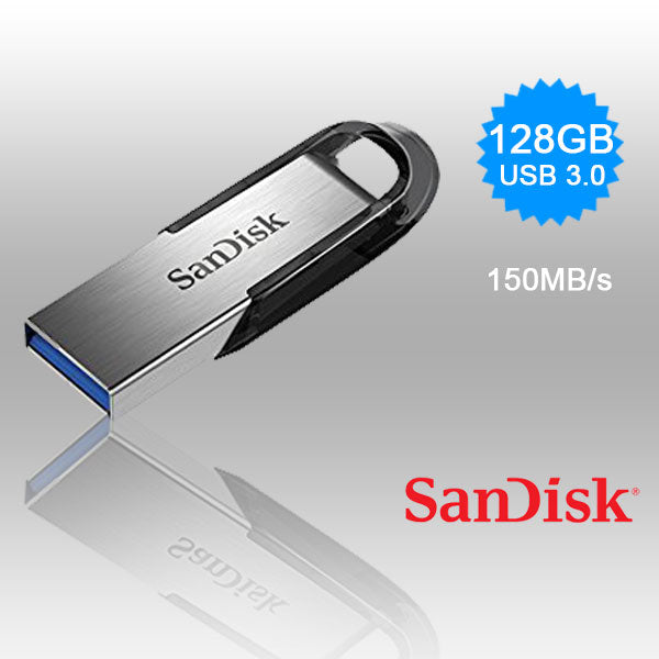 SANDISK 128GB CZ73 ULTRA FLAIR USB 3.0 FLASH DRIVE upto 150MB/s - SuperSaverAU - view 1