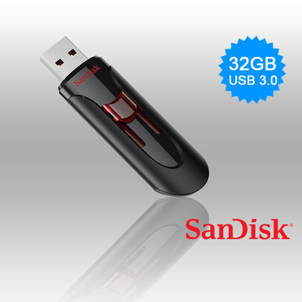 SANDISK SDCZ600-032G 32GB CZ600 CRUZER GLIDE USB 3.0 VERSION - SuperSaverAU - view 1
