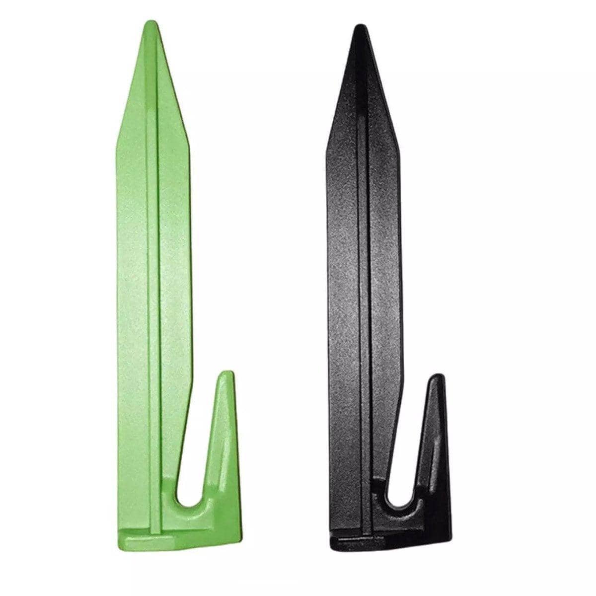 Garden Ground Pegs for Mower Boundary and Netting, 8.5 cm, Pack of 10 - Black - view 3