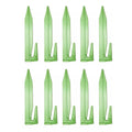 Garden Ground Pegs for Mower Boundary and Netting, 8.5 cm, Pack of 10 - Green
