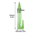Garden Ground Pegs for Mower Boundary and Netting, 8.5 cm, Pack of 10 - Green - view 4