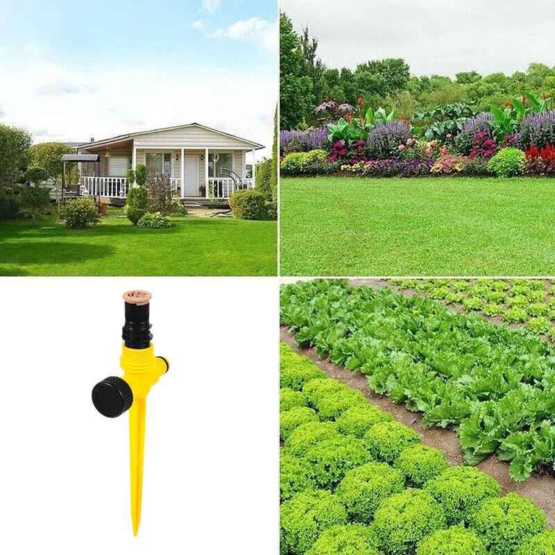Garden Lawn Sprinkler Adjustable 360 Degree Rotation - Pack of 2 - view 9