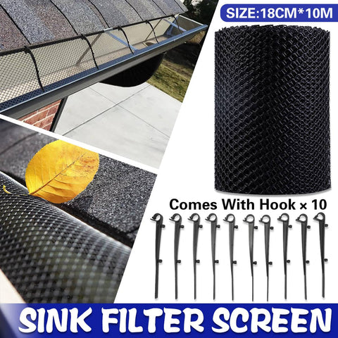Garden Protective Mesh Net for Water Troughs and Eaves, 18 cm Wide