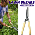 Garden Pruning Shears with Wooden Handle Trimming Sharp Durable Rust-Proof - 51 cm