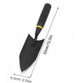 Garden Shovel with Resin Rubber Grip, 32 cm, Black and Yellow - view 3
