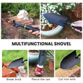Garden Shovel with Resin Rubber Grip, 32 cm, Black and Yellow - view 4