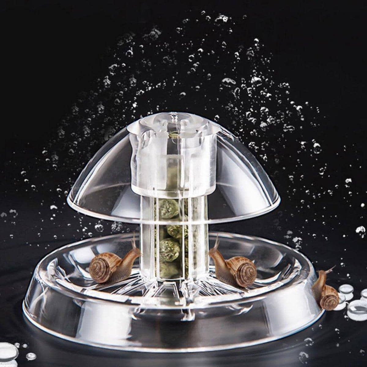 Garden Snail Catcher Pest Traps, Clear 8 cm, Pack of 5 - view 4