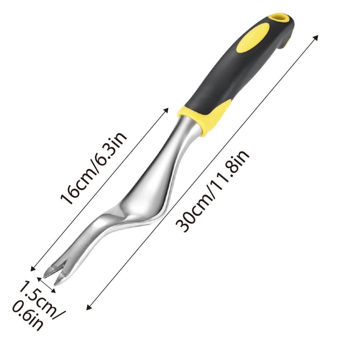 Garden Weeder Tool V-Shaped Aluminium Alloy Hand Weeder for Lawns and Yards - view 3