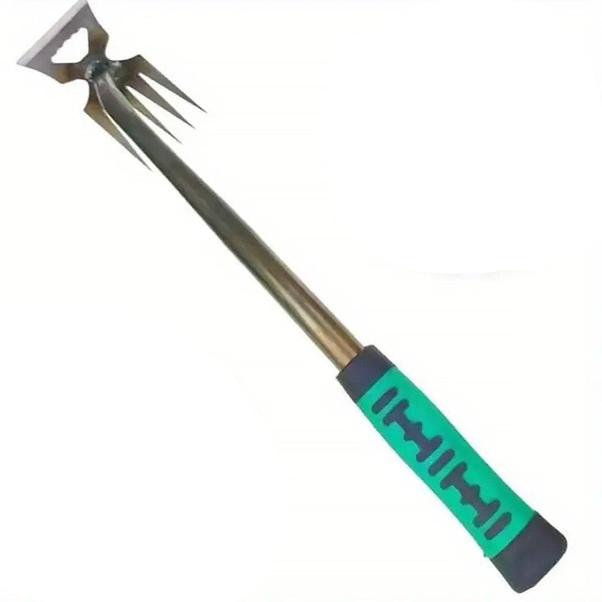 Garden Weeding and Digging Tool with Anti-Slip Handle - 5 Teeth