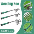 Garden Weeding and Digging Tool with Anti-Slip Handle - 5 Teeth - view 2