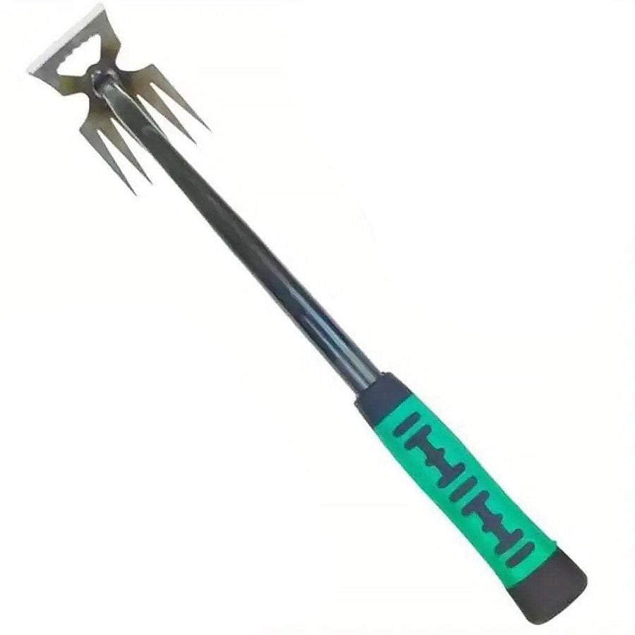 Garden Weeding and Digging Tool with Anti-Slip Handle - 6 Teeth