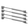 Gas Strut Kitchen Cabinet Hinges 100N 26.5 cm - Silver, Pack of 4