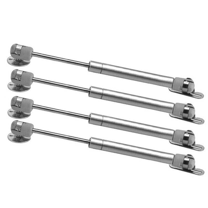 Gas Strut Kitchen Cabinet Hinges 100N 26.5 cm - Silver, Pack of 4