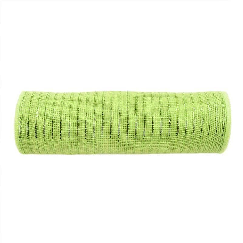 Gauze Mesh Flower Bouquet Wrap, 25.4 cm x 9.14 m Roll - Light Green