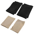 Gel Arch Support Insole Sleeves - 2 Black and 1 Nude, Pack of 3