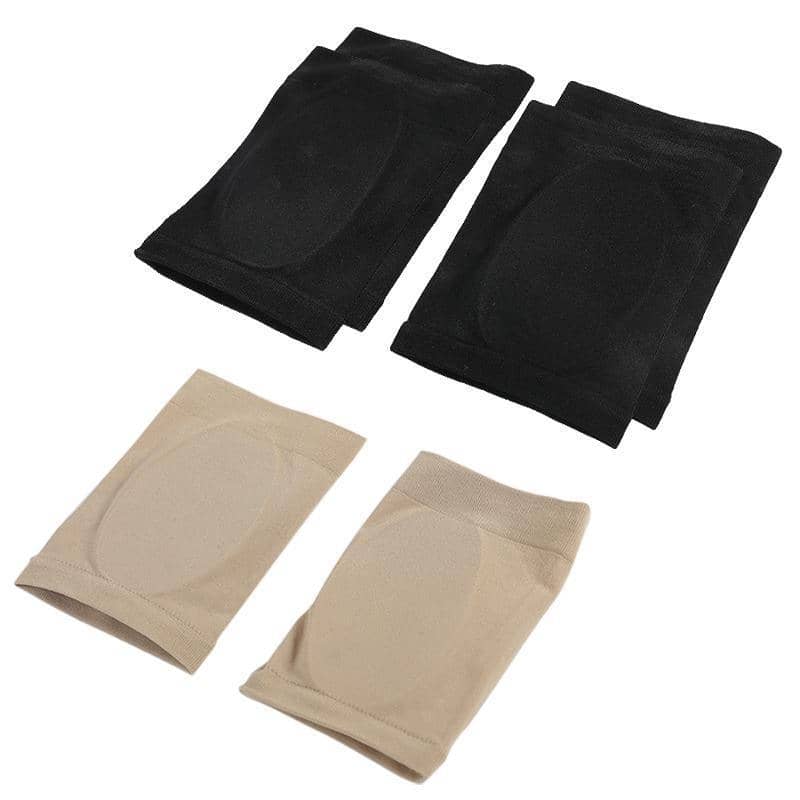 Gel Arch Support Insole Sleeves - 2 Black and 1 Nude, Pack of 3