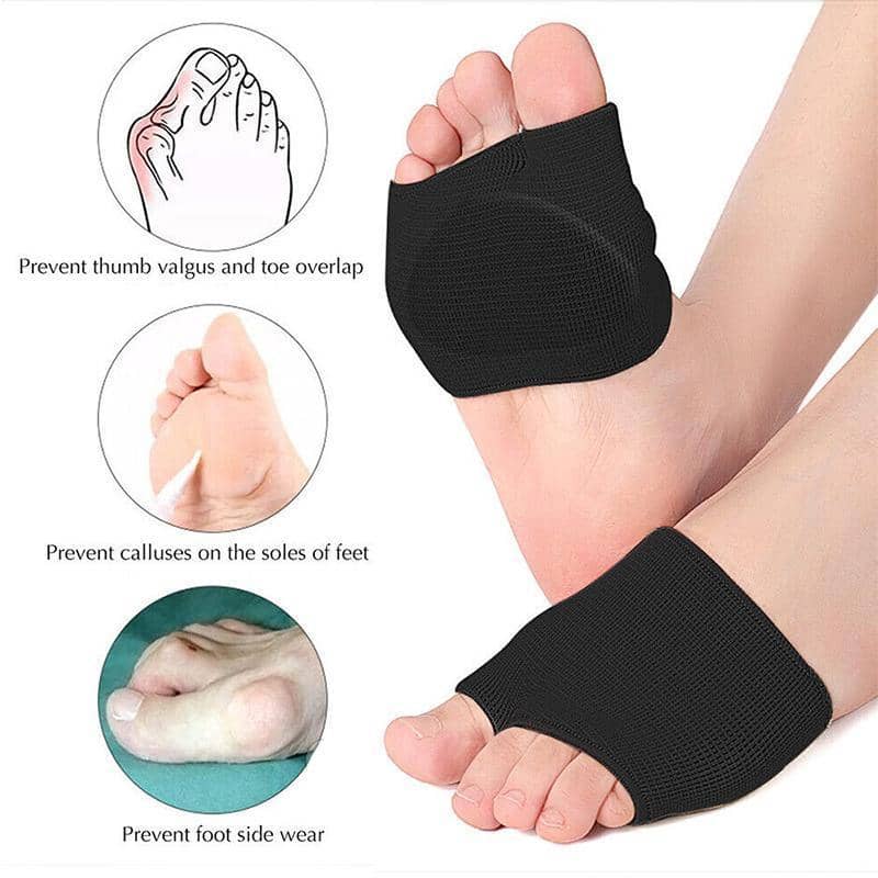 Gel Metatarsal Ball of Foot Cushion Pads - Nude, Large, Pack of 2 - view 4