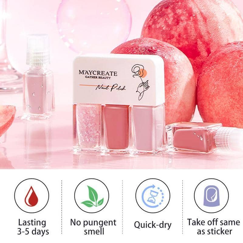 Gel Nail Polish Trio Set, 3 x 4g Bottles - Shade 10 - view 4