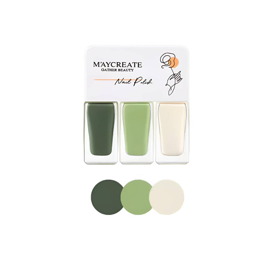 Gel Nail Polish Trio Set, 3 x 4g Bottles - Shade 11