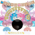 Gender Reveal Party Kit, 93 Piece Set with Balloons and Banner