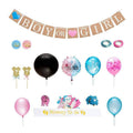 Gender Reveal Party Kit, 93 Piece Set with Balloons and Banner - view 2