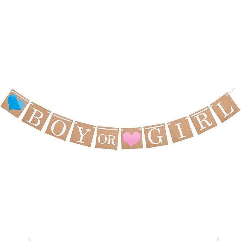 Gender Reveal Party Kit, 93 Piece Set with Balloons and Banner - view 3