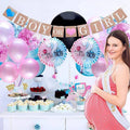 Gender Reveal Party Kit, 93 Piece Set with Balloons and Banner - view 4