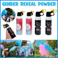 Gender Reveal Powder Blaster Spray - Pink Powder, Black Bottle - view 2