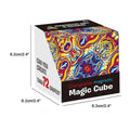 Geometric Puzzle Cube, 2.4 Inch (6.1 cm) - Flame Pattern - view 5