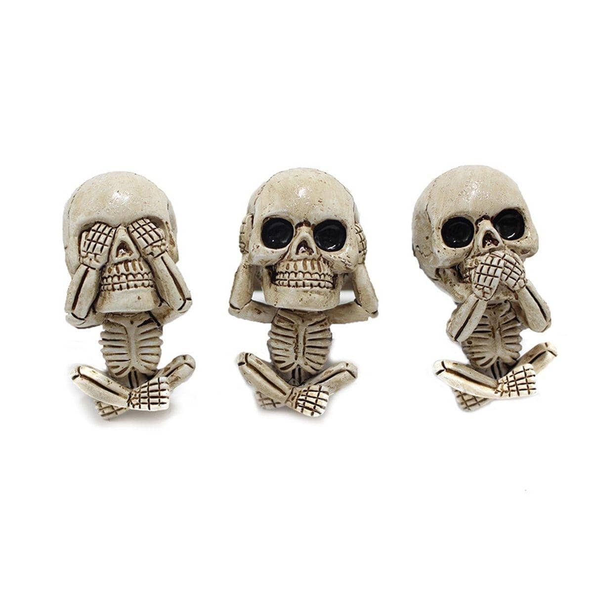 Ghost Head Skull Car Air Vent Decorations Set of 3, Halloween Ornaments - view 2