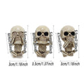 Ghost Head Skull Car Air Vent Decorations Set of 3, Halloween Ornaments - view 3