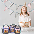 Gift Bags for Snacks and Toys, 18 x 21 cm Clear Ziplock Pouch, Pack of 50 - Purple - view 5