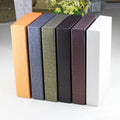 Gift Boxes with Faux Leather Pattern for Wallets and Belts, Pack of 10 - Dark Grey - view 5