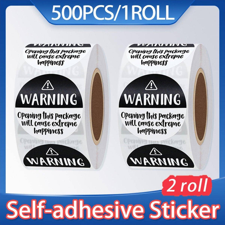 Gift Sealing Stickers, 2 Rolls (1,000 Stickers) for Wrapping and Parties