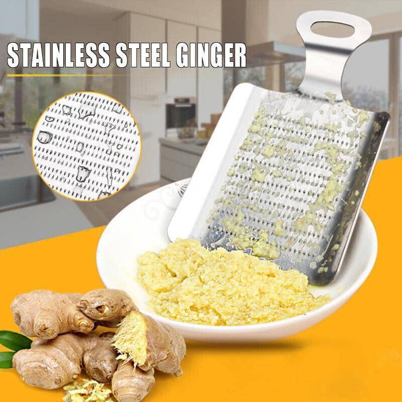 Ginger and Garlic Grater Stainless Steel 11 x 7 cm