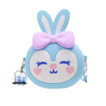 Girls Mini Crossbody Bag in Silicone - Blue