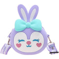 Girls Mini Crossbody Bag in Silicone - Purple